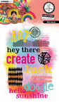 Clear Stamp Bold Words Art By Marlene 12 Pieces