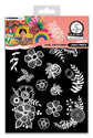 Rub-Ons Lovely Prints, White Art By Marlene 6 Sheets