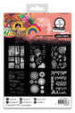 Rub-Ons Lovely Prints, White Art By Marlene 6 Sheets
