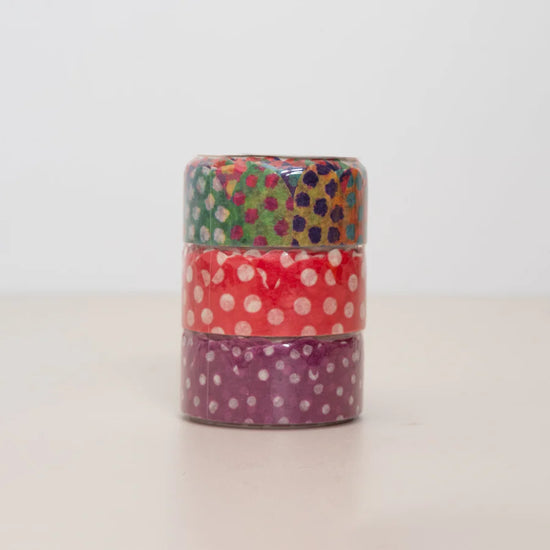 Washi Tape Dotty Art By Marlene 3 Pieces