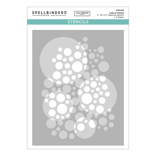 Spellbinders LOTS OF CIRCLES STENCILS