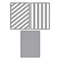 Spellbinders LOTS OF STRIPES ETCHED DIES