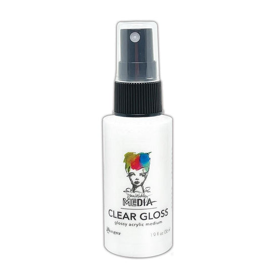 Dina Wakley Media Gloss Sprays 2oz Clear