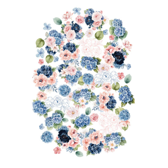 Uniquely Creative INDIGO BLOOM VELLUM CREATIVE CUTS