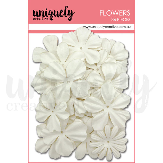 Uniquely Creative WHITE LAYERING FLOWERS