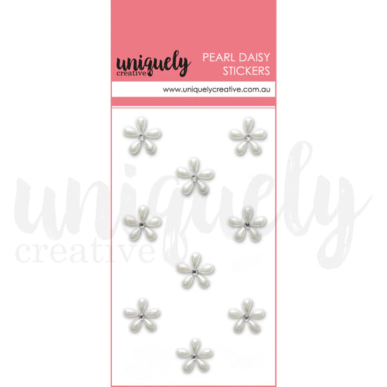 Uniquely Creative PEARL DAISY STICKERS - DAISY
