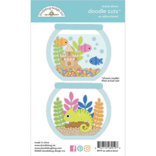 Doodlebug Doodle Cuts Dies So Adora-Bowl, Summer Fun