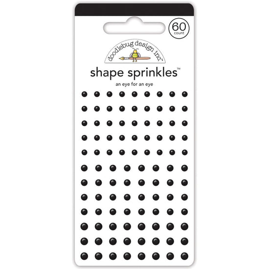 Doodlebug Sprinkles Adhesive Enamel Shapes An Eye For An Eye