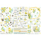 49 And Market Rub-On Transfer Set 6"X12" Botanical Buzz