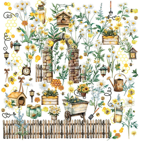 49 And Market Laser Cut Outs Element, Botanical Buzz