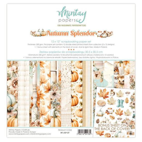 12 X 12 PAPER SET - AUTUMN SPLENDOR