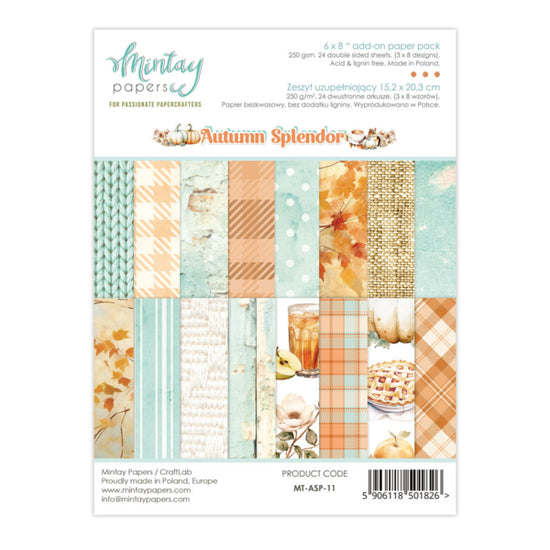 6 X 8 ADD-ON PAPER PAD - AUTUMN SPLENDOR