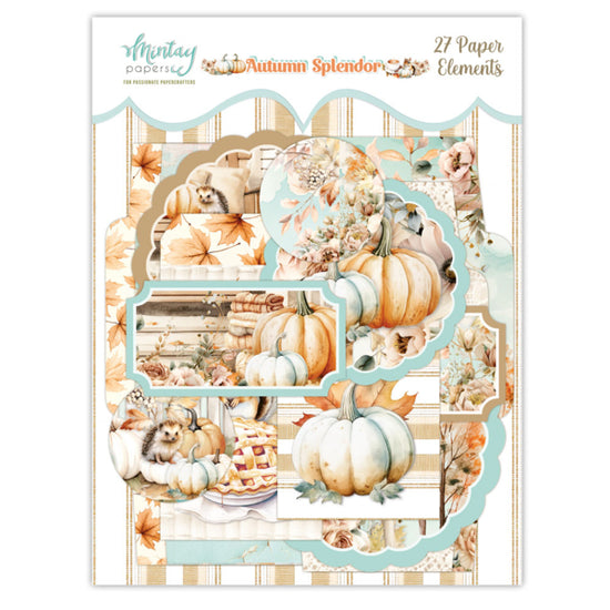 PAPER ELEMENTS - AUTUMN SPLENDOR, 27 PCS