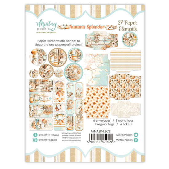 PAPER ELEMENTS - AUTUMN SPLENDOR, 27 PCS