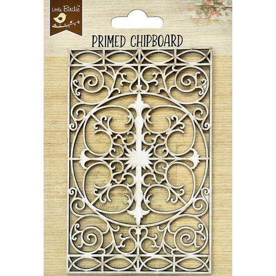 Little Birdie Laser Cut Primed Chipboard 1/Pkg Victorian Grill