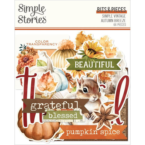 Simple Vintage Autumn Breeze Bits & Pieces Die-Cuts
