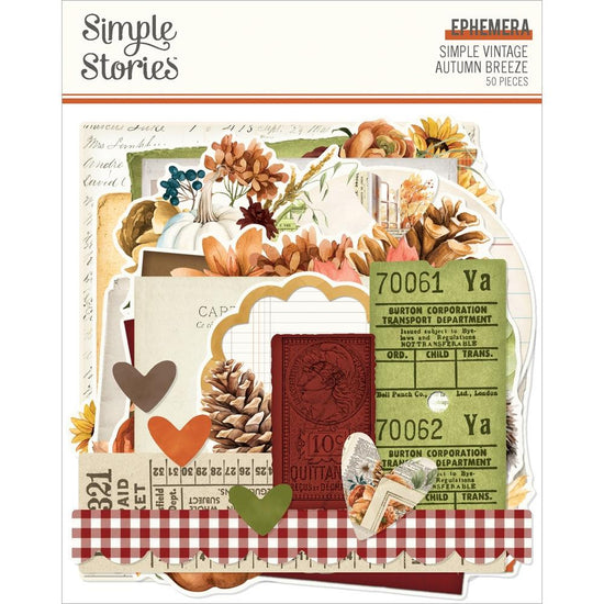 Simple Stories Ephemera Simple Vintage Autumn Breeze