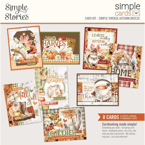 Simple Stories Simple Cards Card Kit Simple Vintage Autumn Breeze