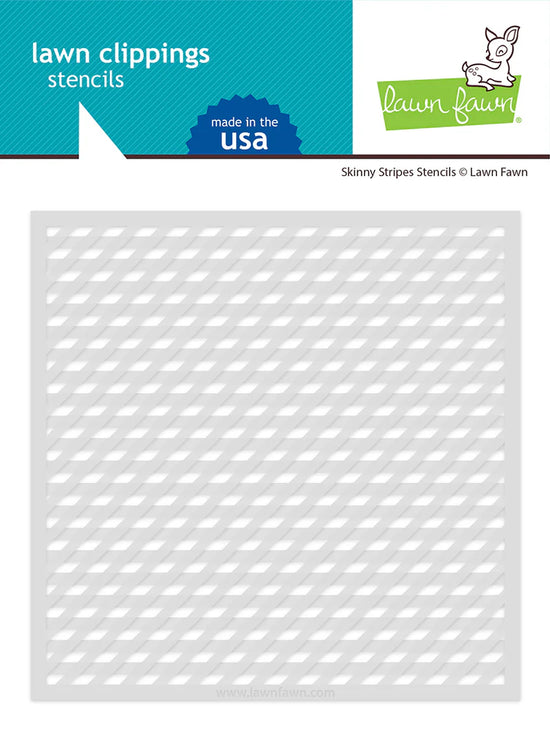 Lawn Fawn skinny stripes stencils