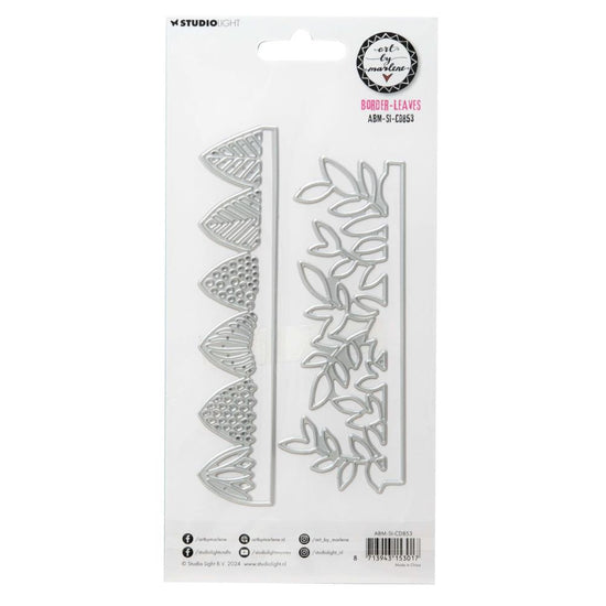 Art By Marlene Signature Collection Cutting Dies Nr. 853, Border Leaves