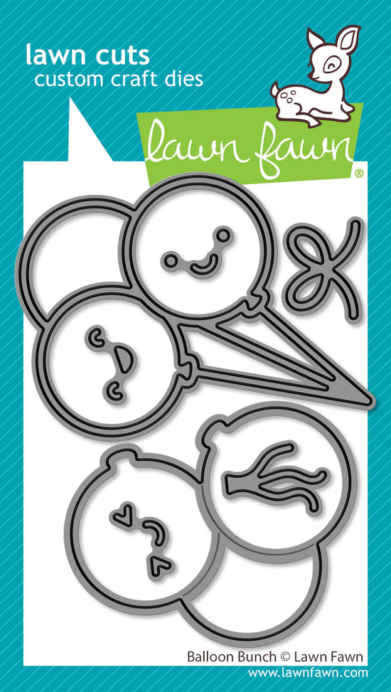 Lawn Fawn balloon bunch die