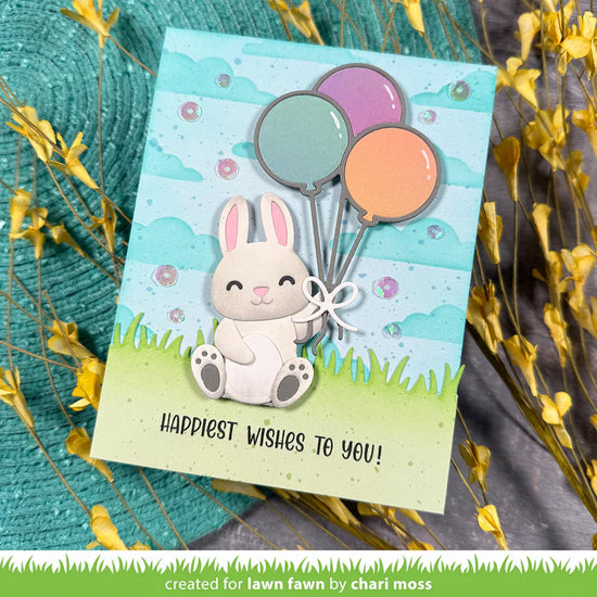 Lawn Fawn balloon bunch die