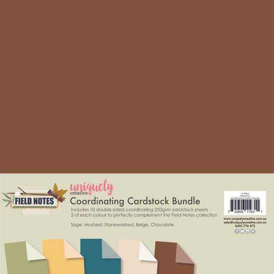 Uniquely Creative FIELD NOTES COORDINATING CARDSTOCK BUNDLE