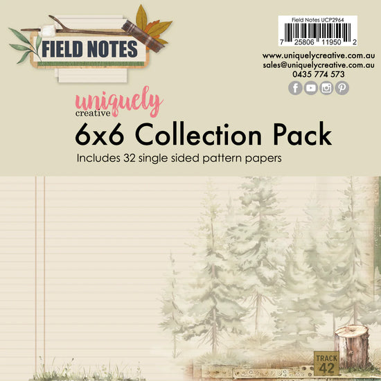 Uniquely Creative FIELD NOTES 6 X 6 COLLECTION PACK