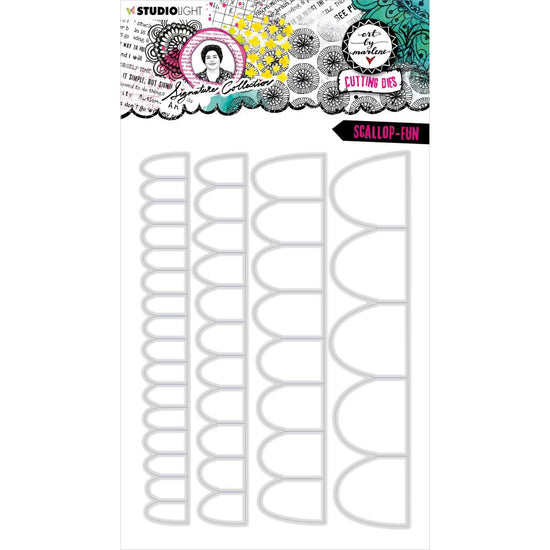 Art By Marlene Scallop-Fun Cutting Die Nr. 504, Scallop-Fun