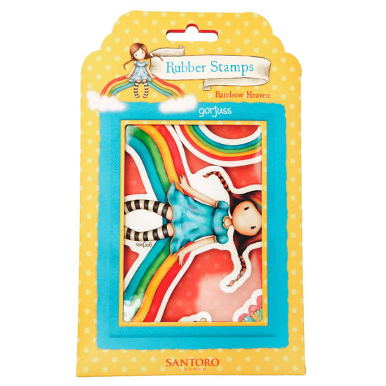 Studio Light Gorjuss Essential Cling Stamp Nr. 688, Rainbow Heaven