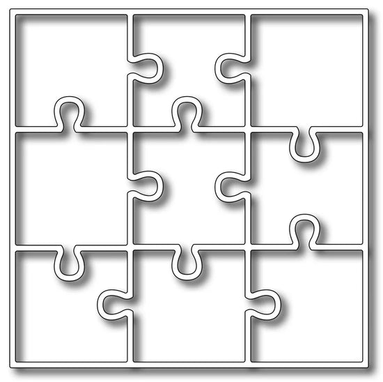 Frantic Stamper Precision Die - Nine Piece Puzzle Panel