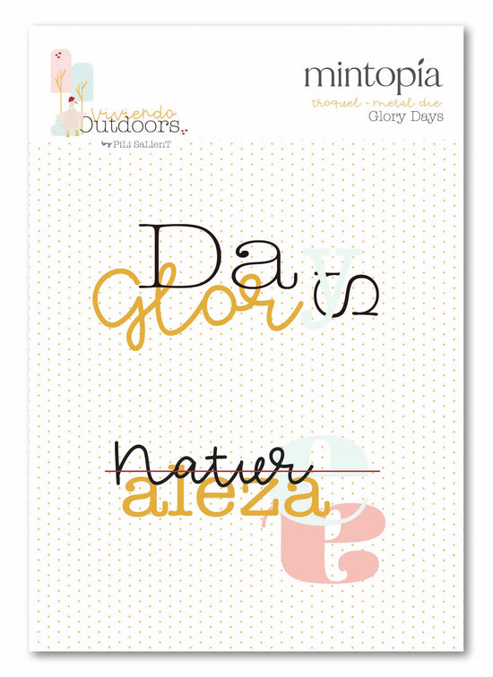Mintopia Troquel "Glory Days-Naturaleza" Viviendo Outdoors