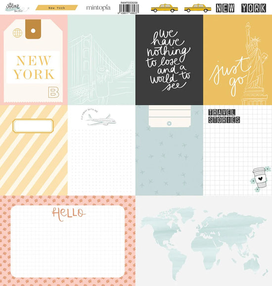 Mintopia Papel tarjetas A volar Travel Stories New York
