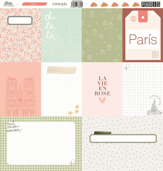 Mintopia Papel tarjetas A volar Travel Stories Paris