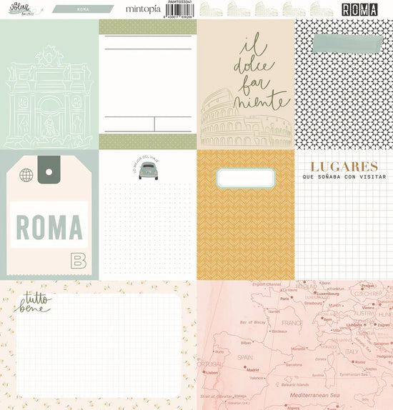 Mintopia Papel tarjetas A volar Travel Stories Roma