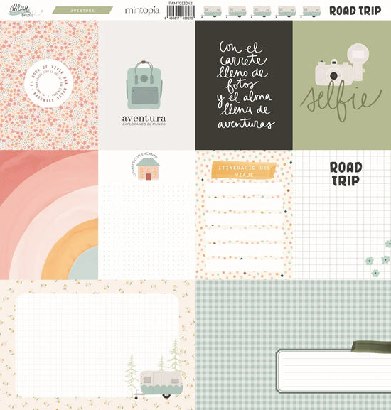 Mintopia Papel tarjetas A volar Travel Stories Road Trip