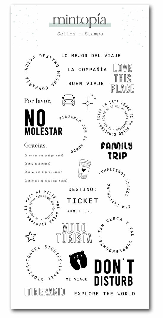 Mintopia Sellos No Molestar A volar Travel Stories