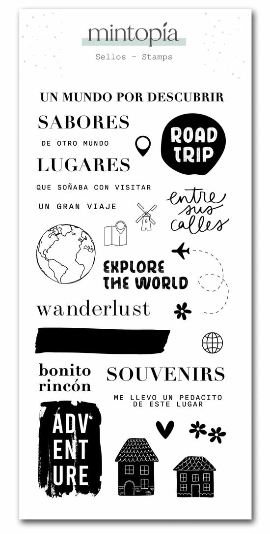 Mintopia Sellos Adventure A volar Travel Stories