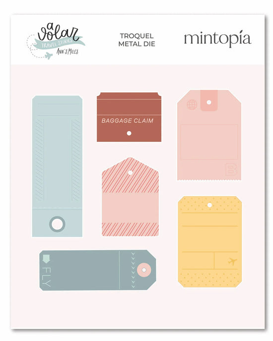 Mintopia Troquel Etiquetas A volar Travel Stories Mintopía