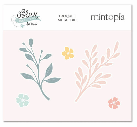 Mintopia Troquel flor de olivo Reedición A volar Travel Stories Mintopía