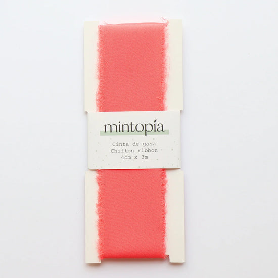 Mintopia Cinta de gasa Mintopía 4 cm x 3 m Coral