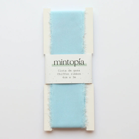 Mintopia Cinta de gasa Mintopía 4 cm x 3 m Baby Blue