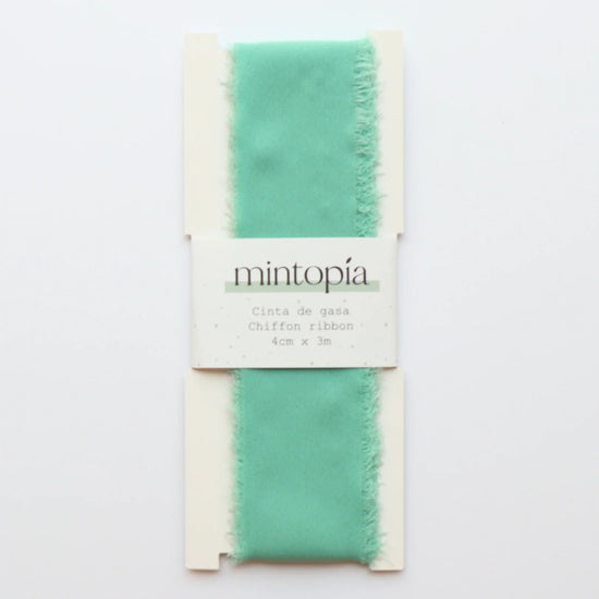 Mintopia Cinta de gasa Mintopía 4 cm x 3 m Pale Teal