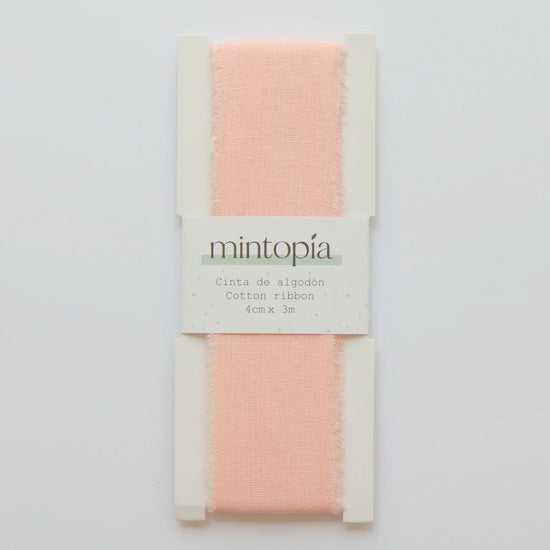 Mintopia Cinta de algodón Mintopía 4 cm x 3 m Pastel Peach