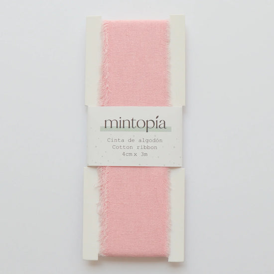 Mintopia Cinta de algodón Mintopía 4 cm x 3 m Pastel Pink