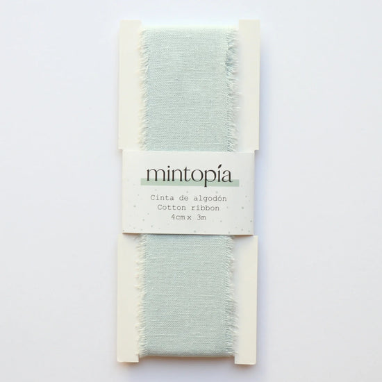 Mintopia Cinta de algodón Mintopía 4 cm x 3 m Pastel Blue