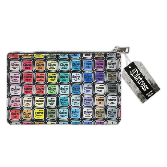 Tim Holtz Distress Zipper Bag Medium, 6"X10"