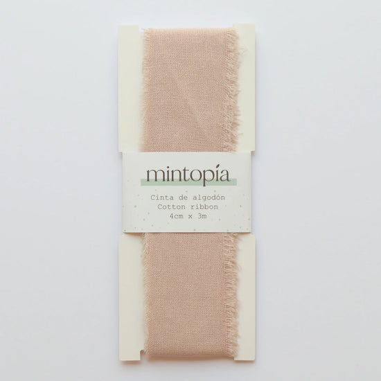 Mintopia Cinta de algodón Mintopía 4 cm x 3 m Beige