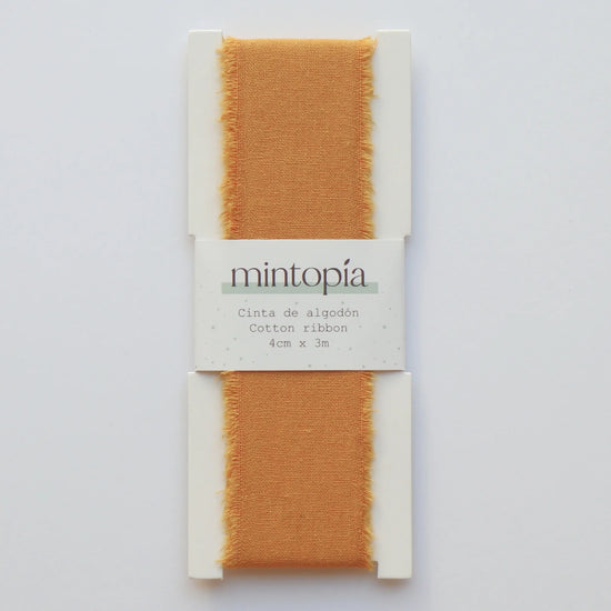 Mintopia Cinta de algodón Mintopía 4 cm x 3 m Mustard