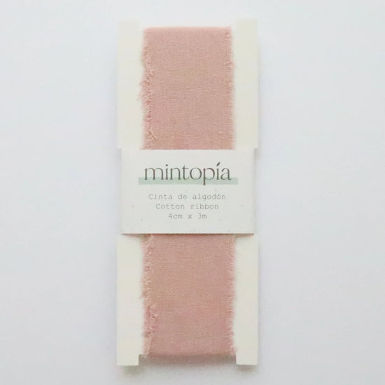 Mintopia Cinta de algodón Mintopía 4 cm x 3 m Pale Pink